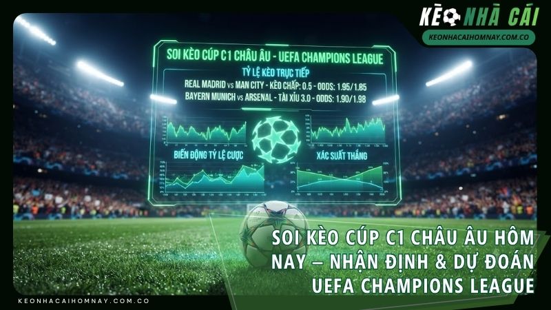 soi keo cup c1 - Soi Kèo Cúp C1 Châu Âu Hôm Nay – Nhận Định & Dự Đoán UEFA Champions League
