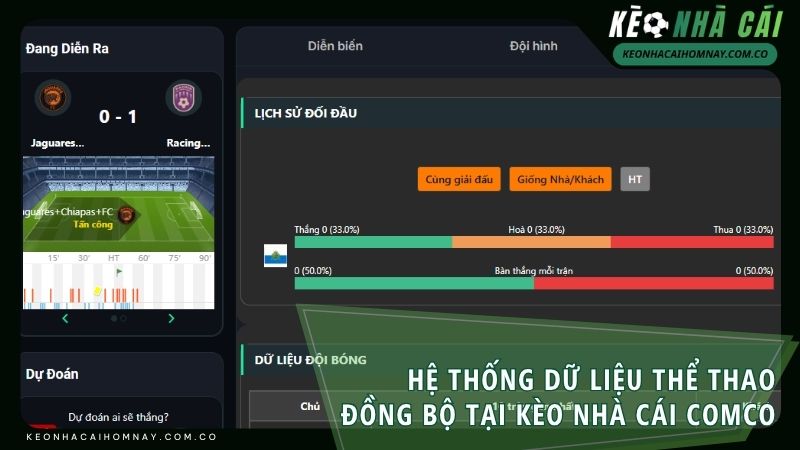 Đồng bộ dữ liệu mượt mà giữa các chuyên mục tiện ích thể thao hàng đầu